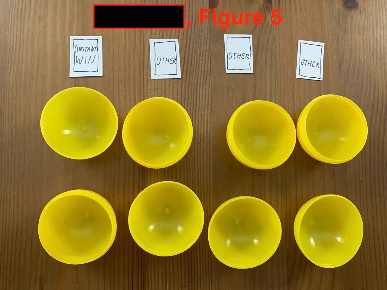 Figure 5 - Cut-outs and drawing balls